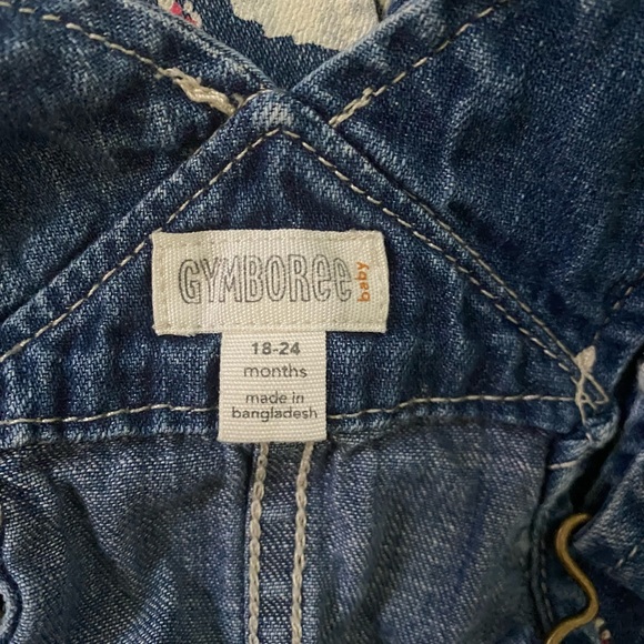 Gymboree Baby Denim Overall Dress Paint Splatter
Size 18-24 Months - Picture 5 of 10